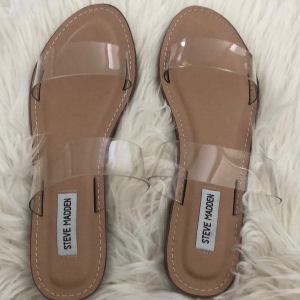 SOLD //// Steve Madden Clear Sandals